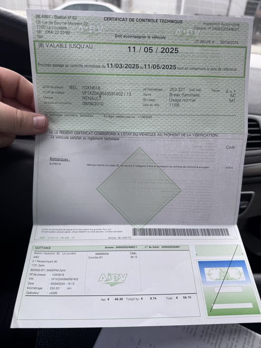Renault Megane 2010 VIN VF1KZ0A0543591402 фото оголошення 19 з 19