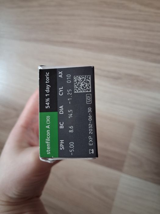 Soczewki kontaktowe gelone 1-day for astigmatism