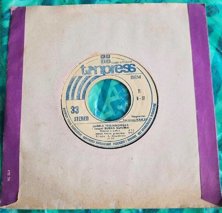 Izabela Trojanowska i Budka Suflera - dwa single z lat 80 tych.