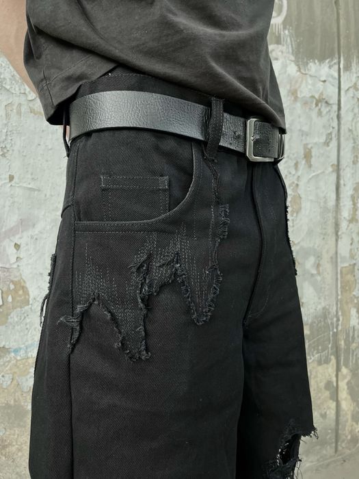 Destroy Широкие Flare Jeans】swag Y2K opium