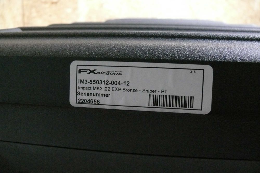 Estojo Original para Rifle de  FXAirGuns