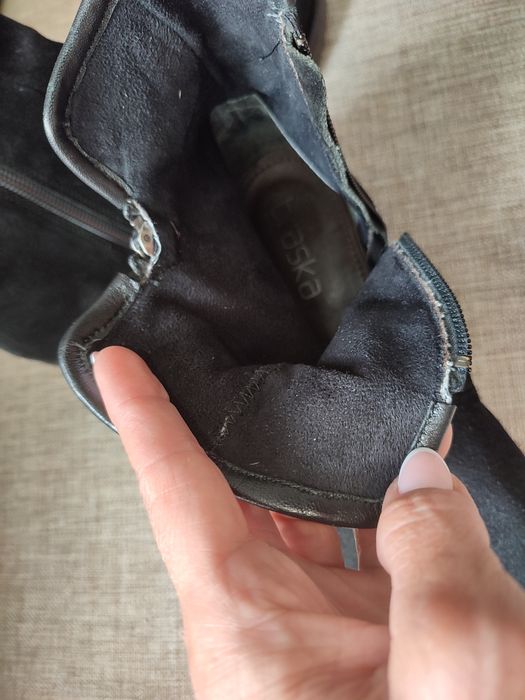 Черевики чоботи ботинки ботильйони braska 39 замша