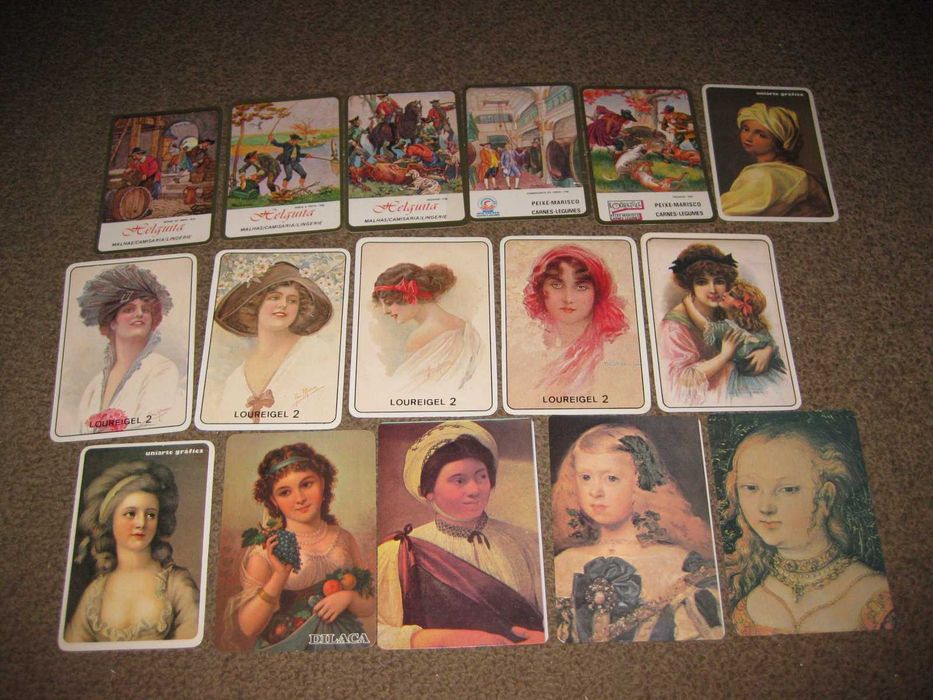 48 Calendários de "Paisagens, Representações e Retratos Antigos"