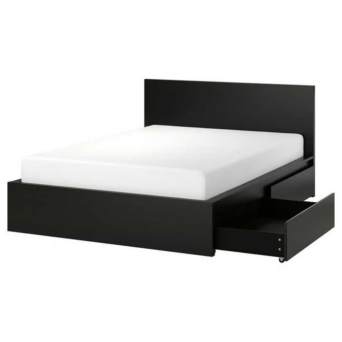 Cama IKEA Malm 180x200  + Colchão - (Metade do Preço!)
