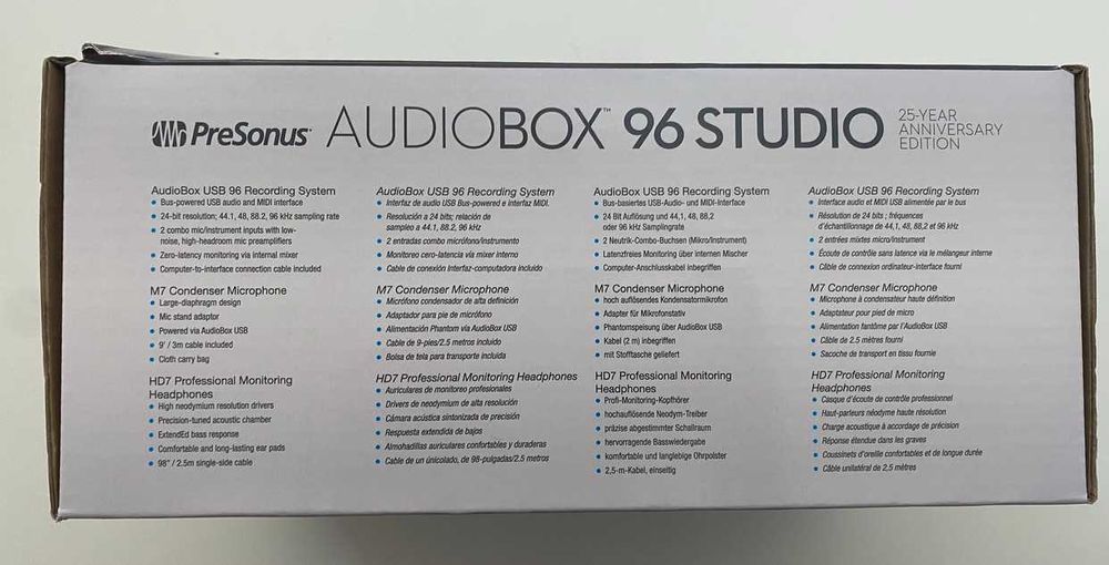 AUDIOBOX 96 studio PreSonus