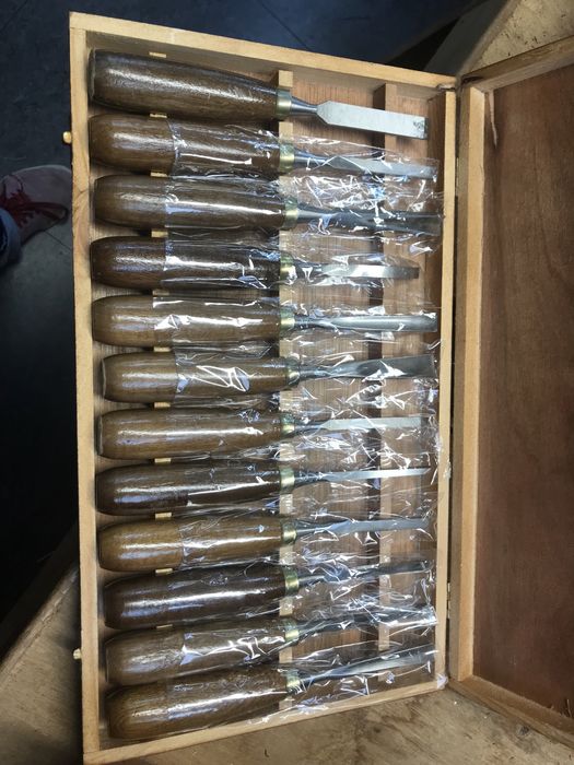 conjunto de goivas para marcenaria