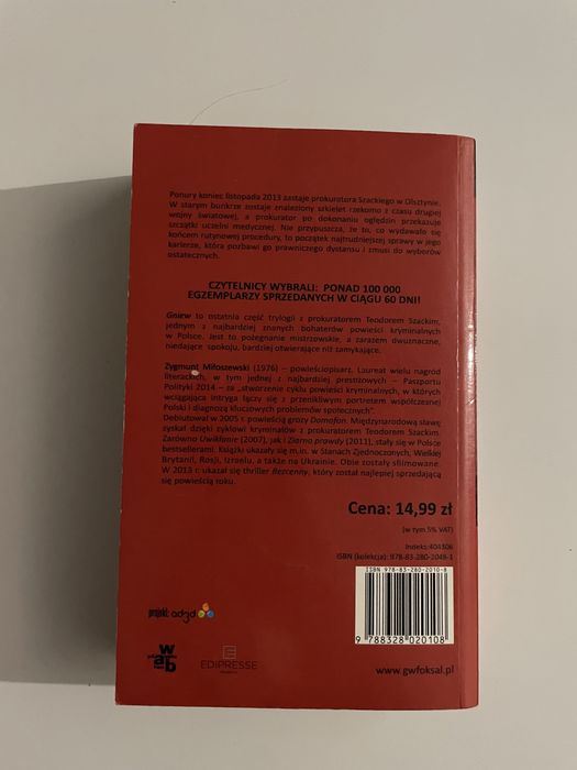 Zygmunt Miloszewski Gniew