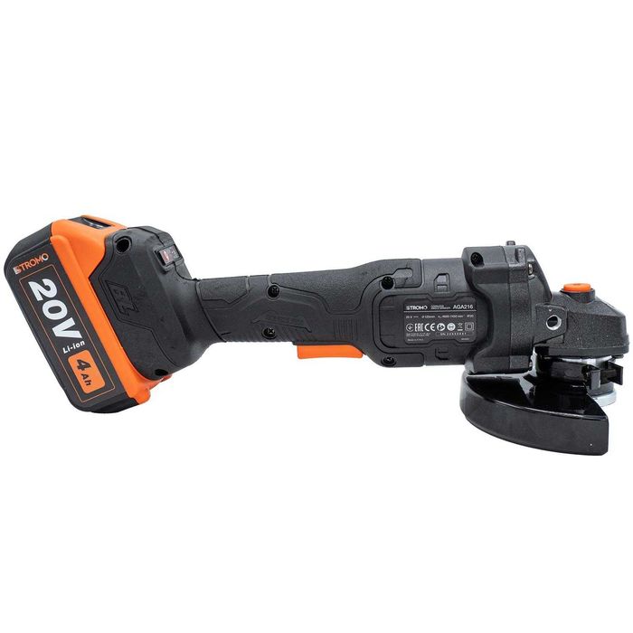 Акумуляторна кутова шліфувальна машина Stromo AGA-216 болгарка дешево
