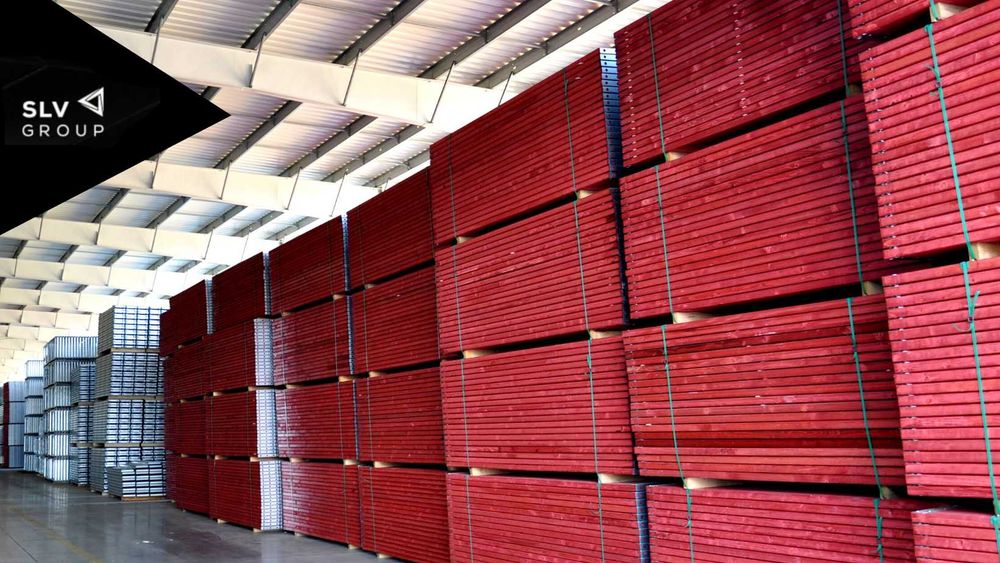 Podest drewniany do systemu Plettac