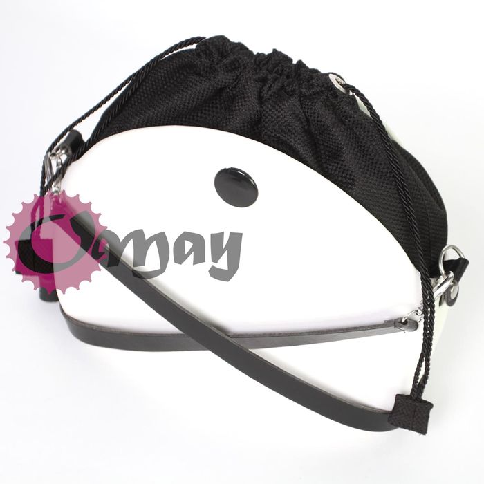 organizer OBAG MOON LIGHT czarny struktura elegancka 2 kieszenie OMAY