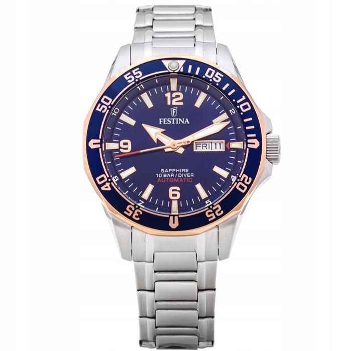 Zegarek męski Festina F20478-3 Diver Sapphire Automatic
