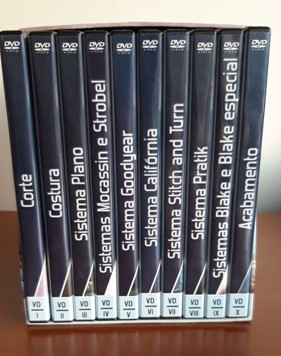 DVD Tecnologia Processo Fabrico Calçado, ensino, aprendizagem