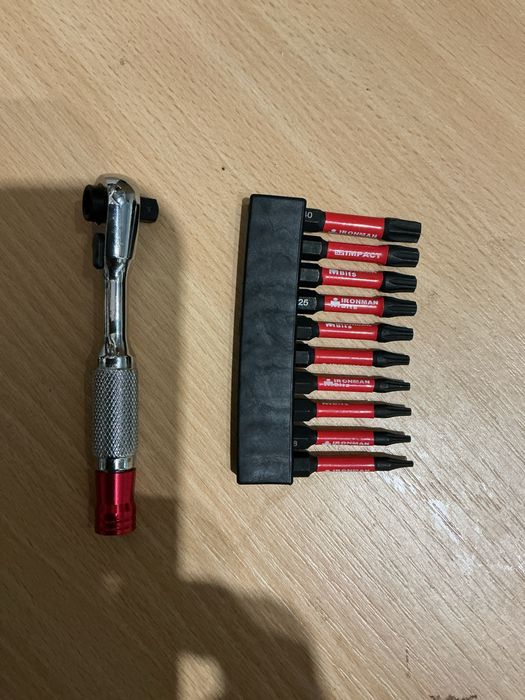 Набор комплект біти торкс та тріскачка інструменти преміум класу міцні