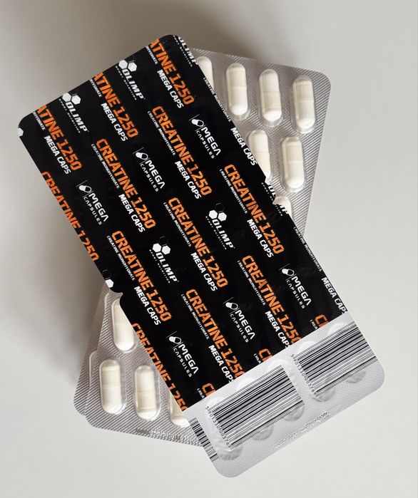 Kreatyna Monohydrat Olimp Creatine 1250 | Mega Caps | 210 kapsułek