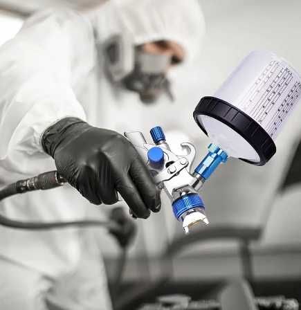 Kit Pistola HVLP Pofissional  bico 1.4 . 1.7 .2.0 600ML Nova