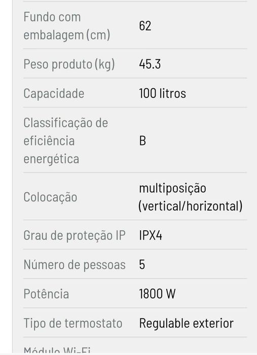 Termoacumulador 100L