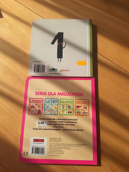 Książeczki  literki i cyferki