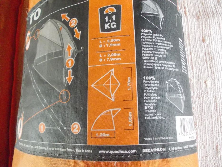 Tenda de abrigo desportos de praia