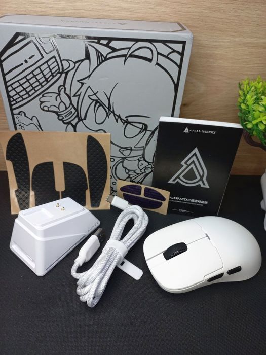 НОВА Ігрова миша Ajazz AJ159 APEX PAW3950 Док-станція з дисплеєм