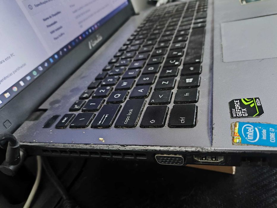 ASUS X550JK / i7-4710HQ / GTX 850M / SSD