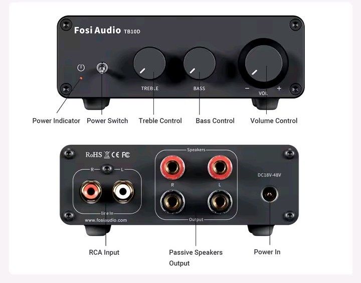 Fosi Audio TB10D на ТРА 3255