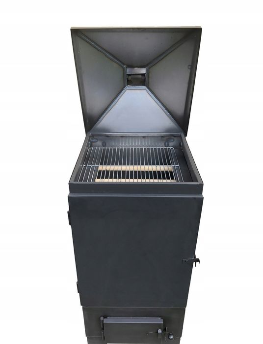 Wędzarnia stalowa  solidna z paleniskiem – gotowa do użytku!