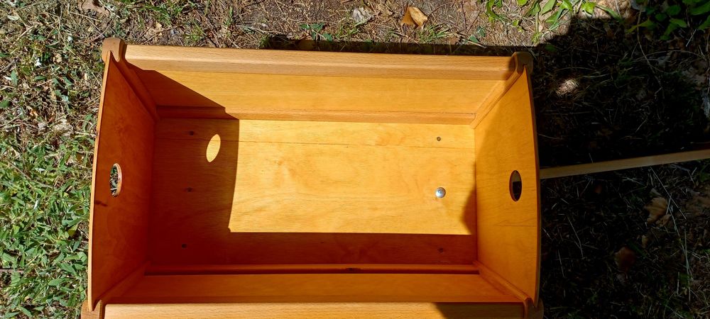 Drewniany wózek do ciągnięcia, wóz drabiniasty