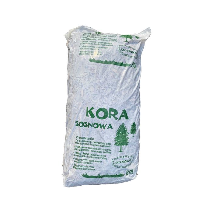 Kora sosnowa w workach 80l DETAL / HURT Łódź TRANSPORT