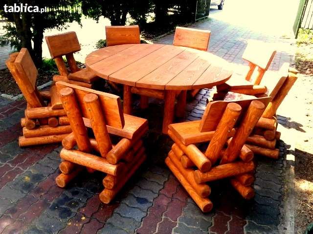 Meble ogrodowe huśtawki drewniane wysyłka kraj i zagranica