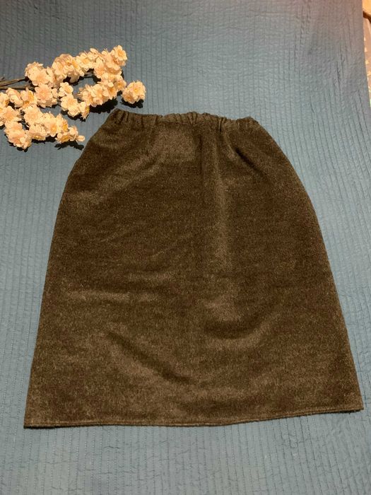 Теплая флисовая юбка на резинке с молнией поб 68,5 см XXL 3XL 4XL
