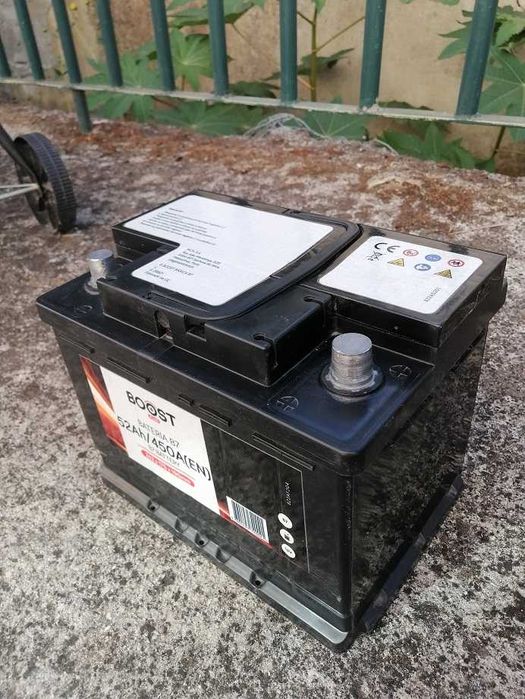 Bateria Boost 52Ah 450A com 2 anos