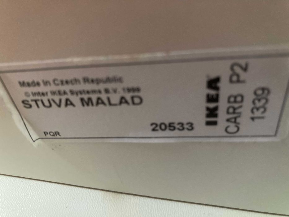 Banco com Caixa de Arrumação IKEA Stuva (Azul e Branco)
