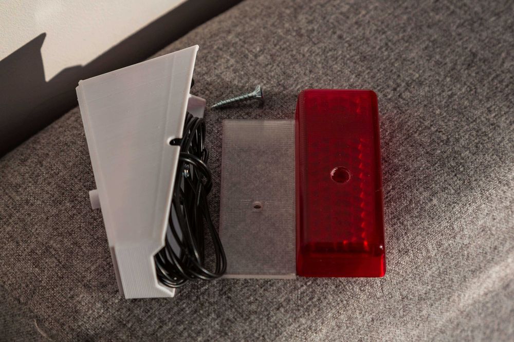 Lampka rowerowa łezka Romet tylna retro PRL vintage Jubilat Wigry PRL