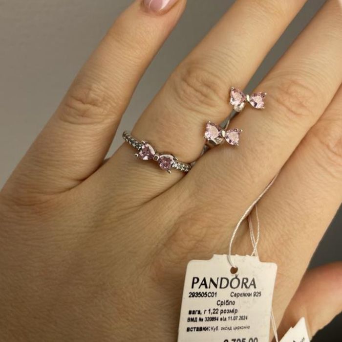 Каблучка Пандора оригінал pandora кільце нова срібна прикраса