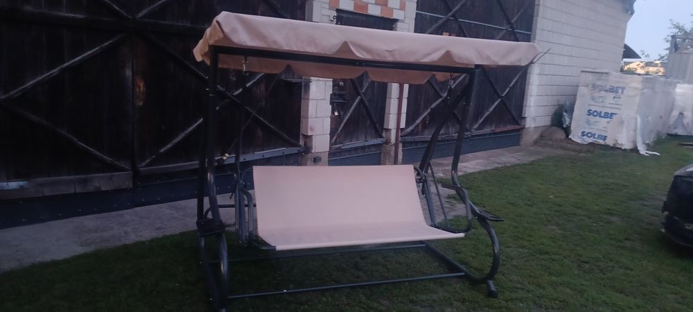Nowa huśtawka ogrodowa duża solidna