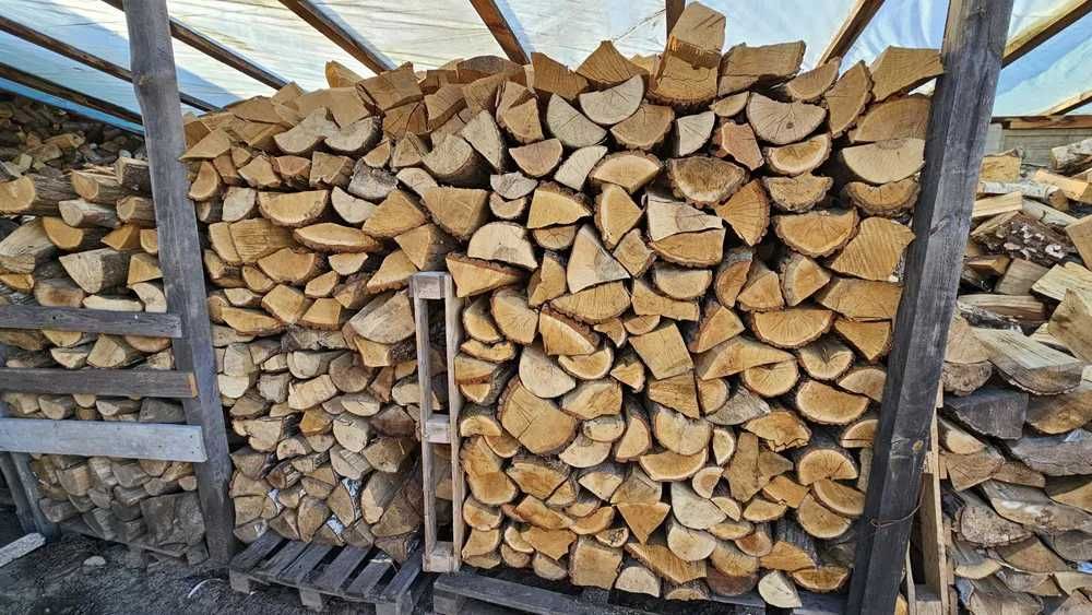 Drewno kominkowe i opałowe - sezonowane - połupane