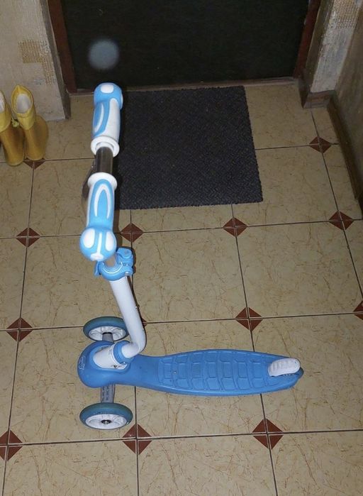 Самокат дитячий Humbaka Fun триколісний Синій