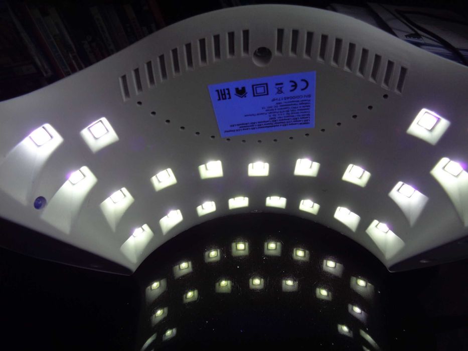 NEONAIL  do stylizacji paznokci LED UV 18W z sensorem LCD Display.