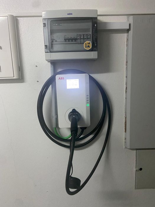 Instalação de wallbox, carregador veicular.