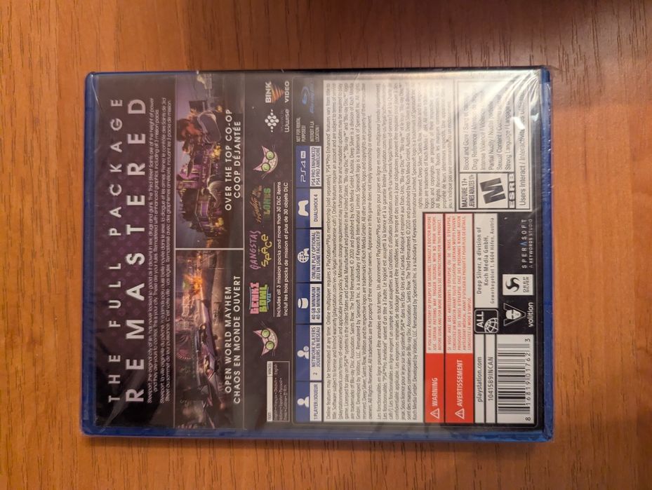 Ноаа Saints Row 3 Remastered ігри игры диски на PS4 PS5