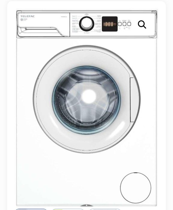 Máquina de lavar 8kg telefac (nova)