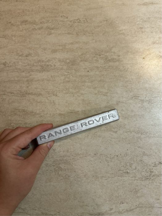 Табличка с коврика Range Rover L322 2002-2012