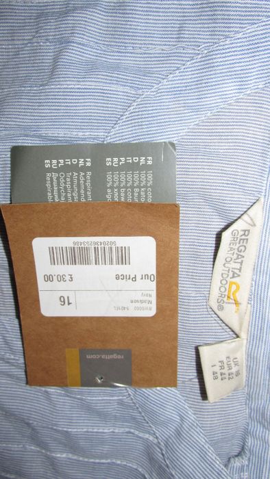 Рубашка Regatta размер 16, наш 50-52 НОВАЯ хлопок Оригинал