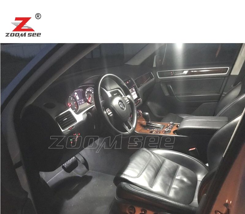 KIT COMPLETO DE 23 LÂMPADAS LED INTERIOR PARA TOUAREG II 7P 7P5 7P6 10-