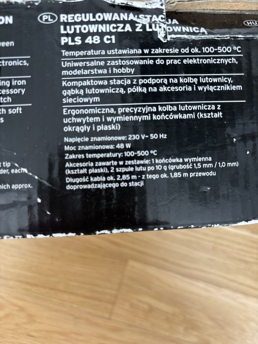 Praktycznie nowa stacja lutownicza Parkside