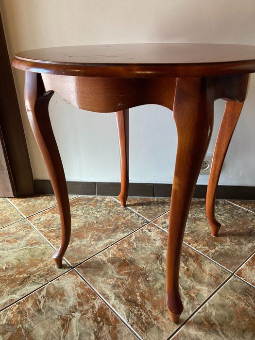 Stolik drewniany okrągły