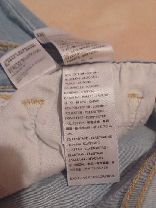 Calças Levi's 710 Super Skinny