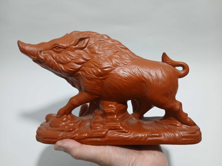 Javali / Porco selvagem / Javardo - Figura em faiança