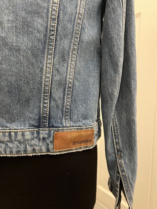 ZADIG & VOLTAIRE piękna bluza jeansowa na zamek