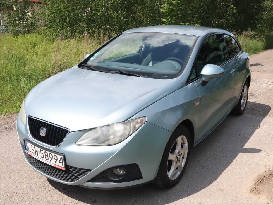 Seat Ibiza IV 4 generacji 1.4 Benzyna 2009 rok klimatyzacja